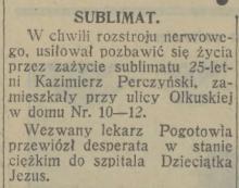 Rozstrój nerwowy, 1931