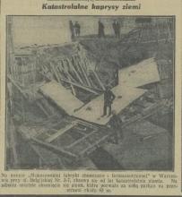 Katastrofalne kaprysy ziemi, 1931