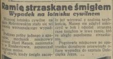 Ramię strzaskane śmigłem, 1931