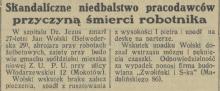 Skandaliczne niedbalstwo, 1931
