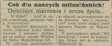Proza życia, 1931