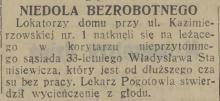 Niedola bezrobotnego, 1931