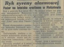 Ryk syreny, 1931