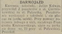 Darmojazd, 1931