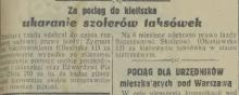 Pociąg do kieliszka, 1931