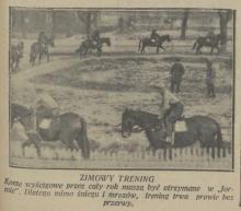 Zimowy trening, 1931