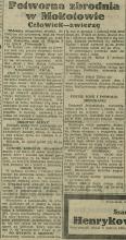 Człowiek zwierzę, 1931