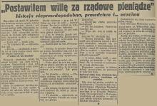 Willa za rządowe, 1932