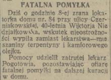 Fatalna pomyłka