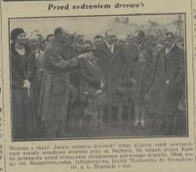 Sadzenie drzewek, 1932