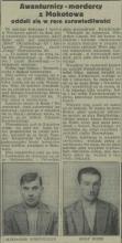 Awanturnicy - mordercy, 1932