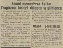 Skutki figlów, 1932