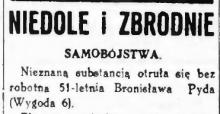 Niedole i zbrodnie, 1932