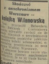 Skończyć z anachronizmem, 1932