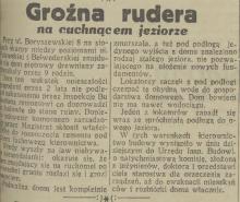 Groźna rudera, 1932