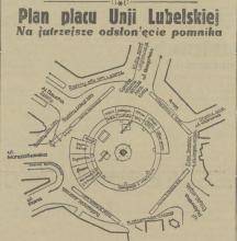 Plan uroczystości, 1932