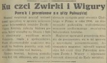 Pomnik i przemianowanie Puławskiej, 1933