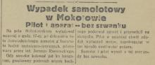 Podmuch wiatru, 1933