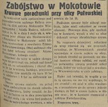 Krwawe porachunki, 1933