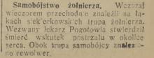 Samobójstwo żołnierza, 1933