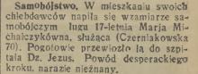 Samobójstwo, 1933