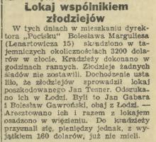 Lokaj wspólnikiem, 1934