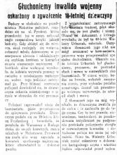 Głuchoniemy oskarżony, 1934