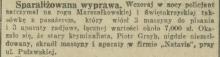 Kradzież aparatów, 1934