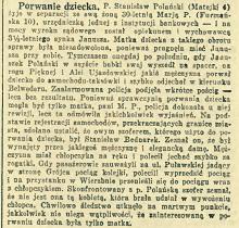 Porwanie Polańskiego, 1934