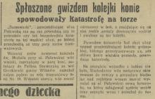 Spłoszone konie, 1934