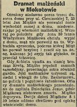 Dramat małżeński, 1934