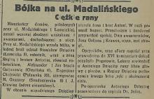 Ciężkie rany, 1934