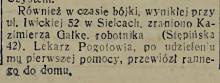 W czasie bójki, 1934