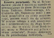 Krwawe porachunki, 1934