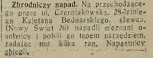 Tępem narzędziem, 1934