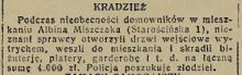 Kradzież, 1934