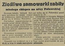 Złośliwe samowarki, 1935