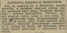 Rozprawa na Ludowej, 1935