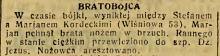 Bratobójca, 1935