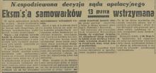 Niespodziewana decyzja