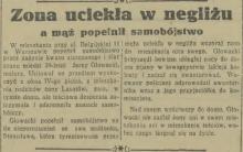 Żona uciekła w negliżu, 1935