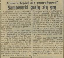 Zła gra, 1935