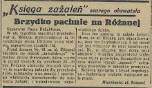 Brzydko pachnie, 1935
