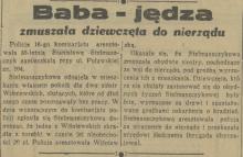Baba - jędza, 1935