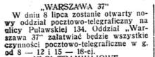 Warszawa 37, 1935