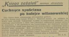 Cuchnąca spuścizna, 1935
