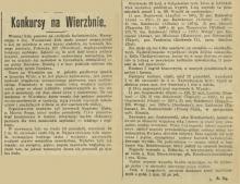 Konkursy na Wierzbnie. Zawody konne. 1935