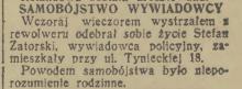 Wystrzałem z rewolweru, 1935