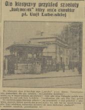 Szpetny szalet, 1936