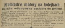 Kolejka wilanowska do jesieni. 1936